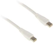 inline mini displayport cable plug plug 1m white photo
