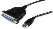 startech usb to db25 parallel printer adapter cable m f 19m photo