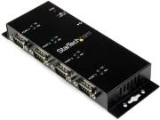 startech 4 port usb to db9 rs232 serial adapter hub photo