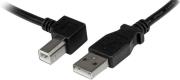 startech usb 20 a to left angle b cable m m 2m black photo