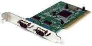 startech 2 port pci rs232 serial adapter card with 16950 uart photo