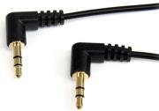 startech slim 35mm right angle stereo audio cable m m 09m photo