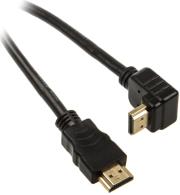 inline hdmi cable angled with ethernet black 3m photo