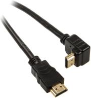 inline hdmi cable angled with ethernet black 5m photo