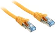inline patch cable cat6a s ftp pimf 500mhz yellow 05m photo