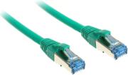 inline patch cable cat6a s ftp pimf 500mhz green 15m photo