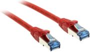 inline patch cable cat6a s ftp pimf 500mhz red 10m photo