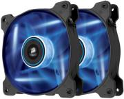 corsair air series sp120 led blue high static pressure 120mm fan dual pack photo