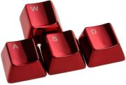 king mod metal keycaps wasd set red photo