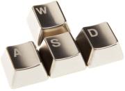 king mod metal keycaps wasd set silver photo