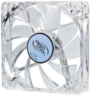 deepcool xfan 120 l y 120mm transparent fan with yellow led photo