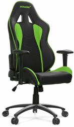 akracing nitro gaming chair black green photo