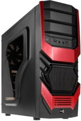 case aerocool cyclops midi tower red window photo