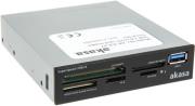 akasa ak icr 27 internal usb 30 card reader black photo