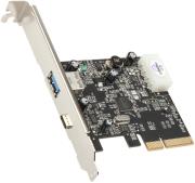 akasa ak pccu3 05 usb 31 typ a c pcie adapter card photo