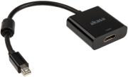 akasa ak cbdp09 20bk mini displayport adapter to hdmi socket 4k black photo