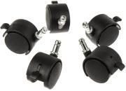 akracing pro rolls with stopfunction 5 pieces black photo
