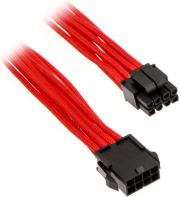 phanteks 8 pin eps12v extension 50cm sleeved red photo