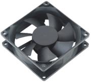 akasa dfs802512l 80mm case fan with 3 pin connector 12v sleeve bearing low speed photo