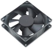 akasa dfs802512h 80mm case fan with 3 pin connector 12v sleeve bearing high speed photo