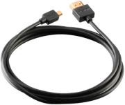 akasa ak cbhd13 20bk proslim hdmi to mini hdmi cable gold plate connectors and 3d 4k support 2m photo