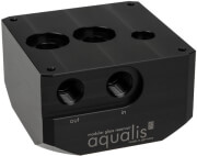aqua computer pump adapter for d5 pumps compatible with aqualis base g1 4 photo