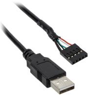 aqua computer usb cable a plug to 5 pin female connector 200 cm photo