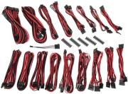 bitfenix alchemy 20 psu cable kit csr series black red photo