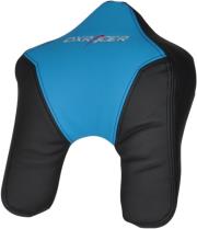 dxracer pillow pu leather u form black blue photo