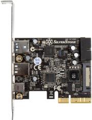 silverstone sst ecu05 1x usb31 typ c 2x usb30 2x internal usb30 pcie card photo