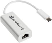 silverstone sst ep05w usb 31 to rj45 adapter white photo