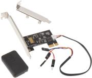 silverstone sst es01 pcie 24ghz remote control for pc power on off photo