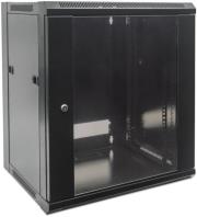 intellinet 711777 19 9u 570x450mm wall mounted cabinet flat pack black photo