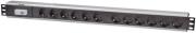 intellinet 711449 vertical rackmount 12 way power strip german type photo