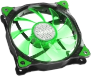 akasa ak fn091 gn 12cm vegas 15 green led fan with anti vibe dampening pads sleeve bearing photo