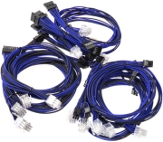super flower sleeve cable kit black blue photo