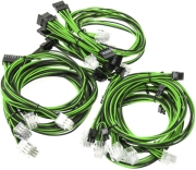 super flower sleeve cable kit black green photo