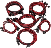 super flower sleeve cable kit pro black red photo
