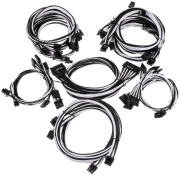 super flower sleeve cable kit pro black white photo