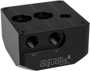 aqua computer pump adapter for d5 pumps for aqualis base with fill level sensor g1 4 photo
