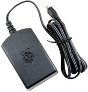 raspberry pi 3 official power supply uk and eu 51v 25a black photo