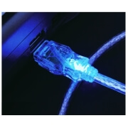 akasa usb 18 bl usb20 type a to b blue led cable 18m bulk photo