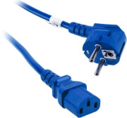 kolink power cable schuko to iec connector c13 18m blue photo