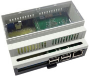 modmypi mmp 0198 raspibox open plus prototyping din rail raspberry pi 2 3 case photo