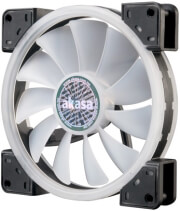 akasa ak fn103 vegas tly 140mm twin loop dual sided addressable rgb led fan photo