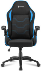 sharkoon elbrus 1 gaming chair black blue photo