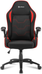 sharkoon elbrus 1 gaming chair black red photo