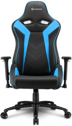 gaming chair sharkoon elbrus 3 black blue photo