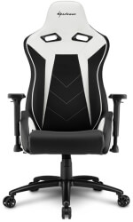 sharkoon elbrus 3 gaming chair black white photo