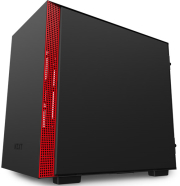 case nzxt h210i mini itx tower black red photo